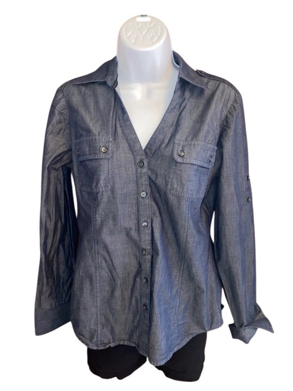 Express Women's Button-Up Long Sleeve Shirt Size S